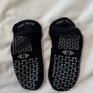 Tavi Noir Black Grip Socks - Small - Black